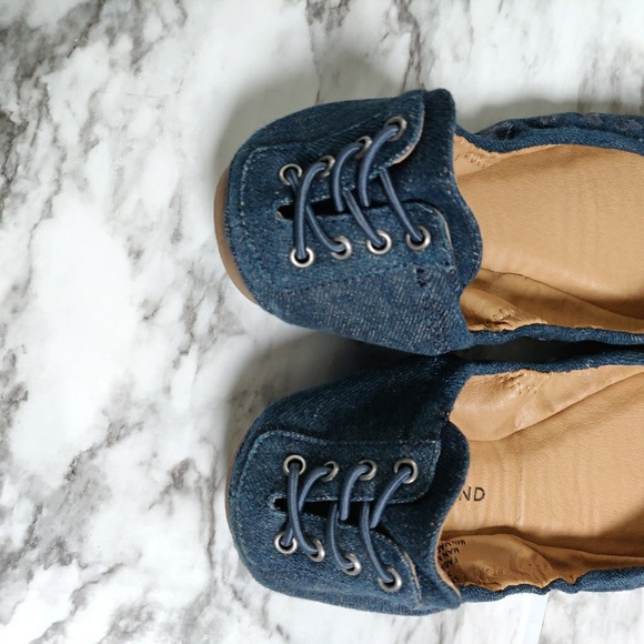 Lucky Brand Jean Embroidered Flats - Picture 5 of 6